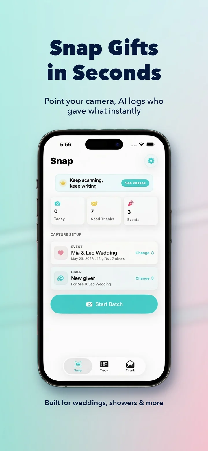 Snap gifts in seconds with WrapSheet